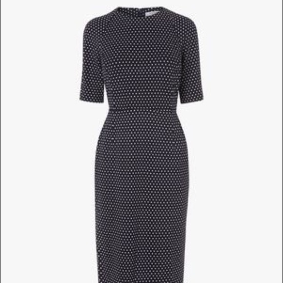 lk bennett polka dot dress